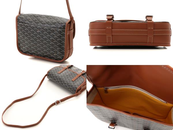 GOYARD ゴヤール ショルダーバッグ ベルヴェデールPM ブラック GOYARD ゴヤール ショルダーバッグ ベルヴェデールPM ブラック