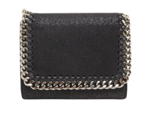 STELLA MCCARTNEY ステラマッカートニー ファラベラ 三つ折財布 ブラック フェイクスエード　431000W9132　2148103856228【200】