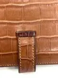 HERMES　エルメス　小物　二つ折り財布　ベアンコンパクト　ゴールド・GP金具　アリゲーター　U刻印・2022年頃製造　箱付き　【472】HA