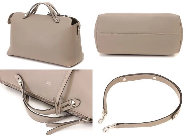 FENDI フェンディ バイザウェイ ラージ グレージュ レザー 8BL125【430】2148103757501