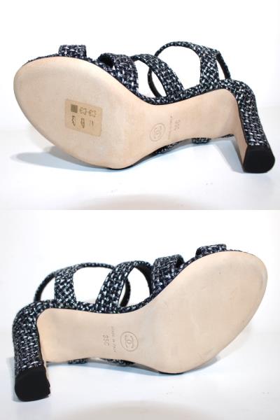 お値下げ　新品同様　25P 新作　シャネル　CHANEL リボンサンダル　35 お値下げ 新品同様 25P 新作 シャネル CHANEL リボンサンダル 35 210.jpg