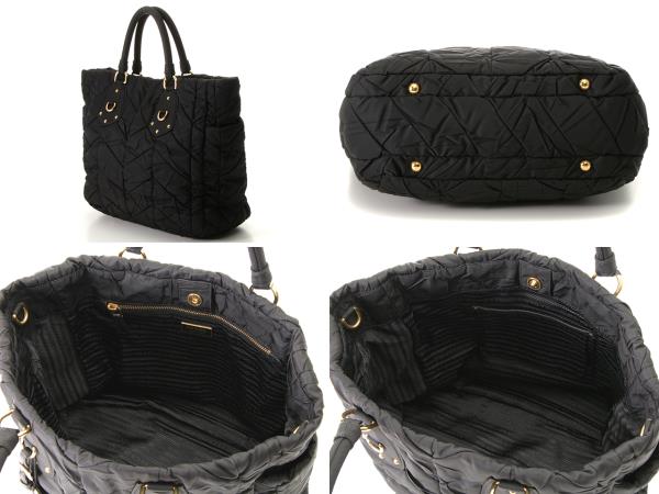 PRADA プラダ ナイロン トートバッグ ブラック PRADA プラダ 2wayトートバッグ ブラック ナイロン BN1543 【430