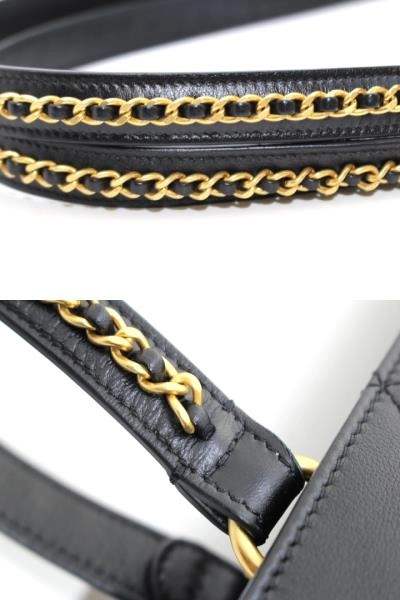 CHANEL　シャネル　バッグ　マトラッセ トートバッグ　ブラック/GP　レザー　AS3508　2022秋冬　2148103564338　【200】