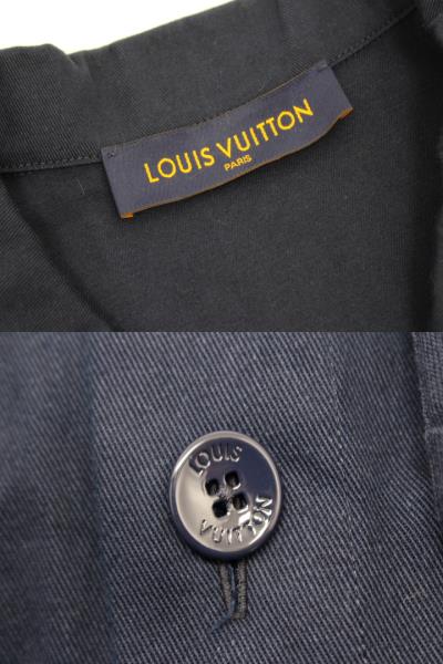 LOUIS VUITTON ルイヴィトン 衣類 半袖シャツ メンズL ネイビー LV