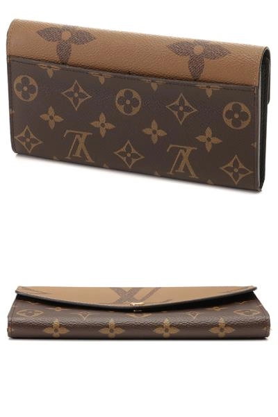 LOUIS VUITTON ルイ・ヴィトン ポルトフォイユ・サラ モノグラム・リバース モノグラム・ジャイアントリバース M80726【430】2148103787416