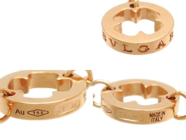 BVLGARI　ブルガリ　フィオレヴァーネックレス　PG　ピンクゴールド　ダイヤモンド　7.1g　356223　2147100522648　【200】