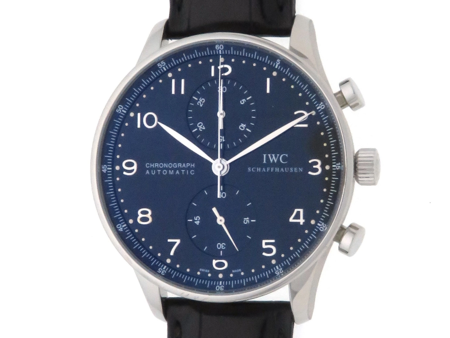 IWC IW371415 ポルトギーゼ メーカーコンプリート 腕時計 K18PG 革 メンズ