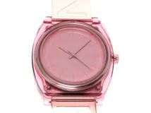 NIXON　ニクソン　タイムテラーP　ステンレス/シリコン　A1193146　クォーツ　ピンク文字盤　レディース腕時計【431】2148103684562