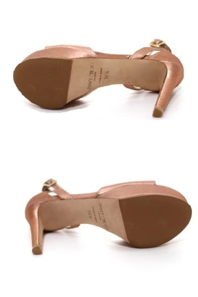 JIMMY CHOO ジミーチュウ 靴 ウエディングシューズ ピンク レザー レディース36ハーフ(約23~23.5cm) 161KAYDEN.WTC (2143700182190) 【200】