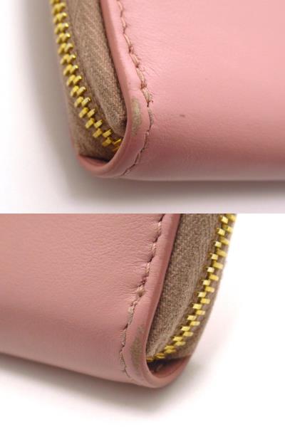 MIU MIU コインケース ピンク レザー ミニレター miu miu ピンクレザーコインケース ミュウミュウ - メルカリ