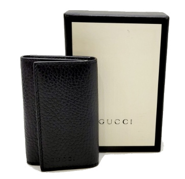 GUCCI グッチ 6連キーケース ブラック レザー 150402 アウトレット 