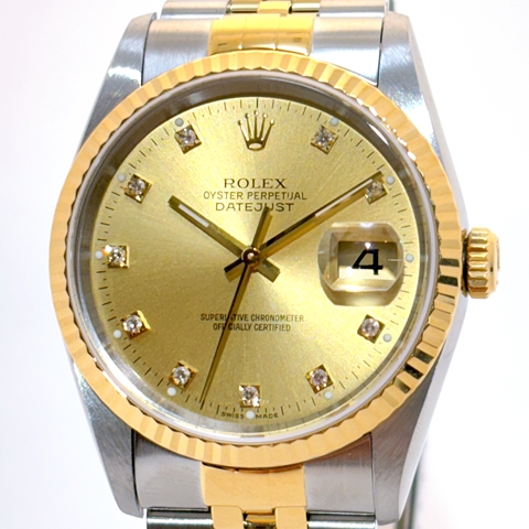 S番 ROLEX ロレックス 時計 デイトジャスト 16233G 36mm