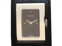 GUCCI グッチ 腕時計 7800L ブラック SS/カワ クォーツ