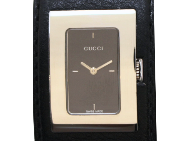 GUCCI グッチ 腕時計 7800L ブラック SS/カワ クォーツ の購入
