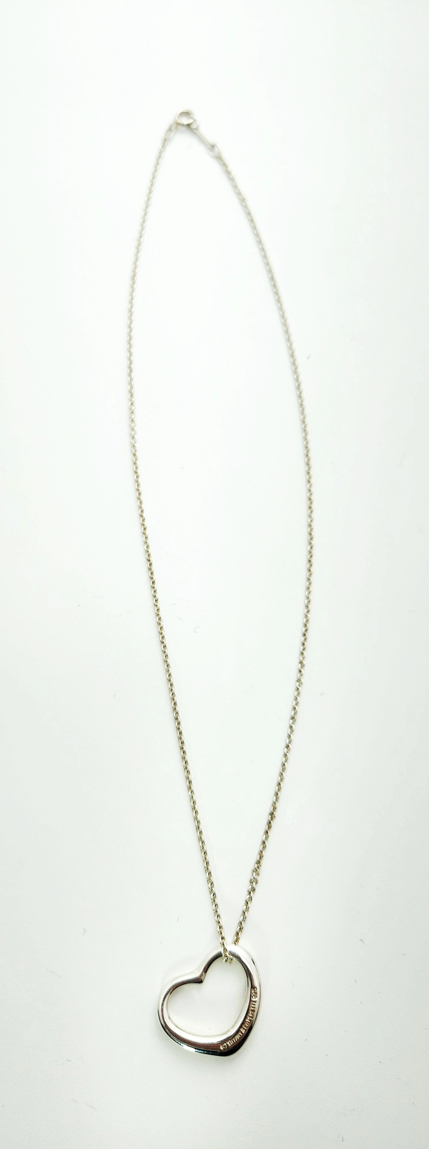Tiffany & Co. ハート型ネックレス　オープンハート TIFFANY & Co. オープンハート ネックレス シルバー 925