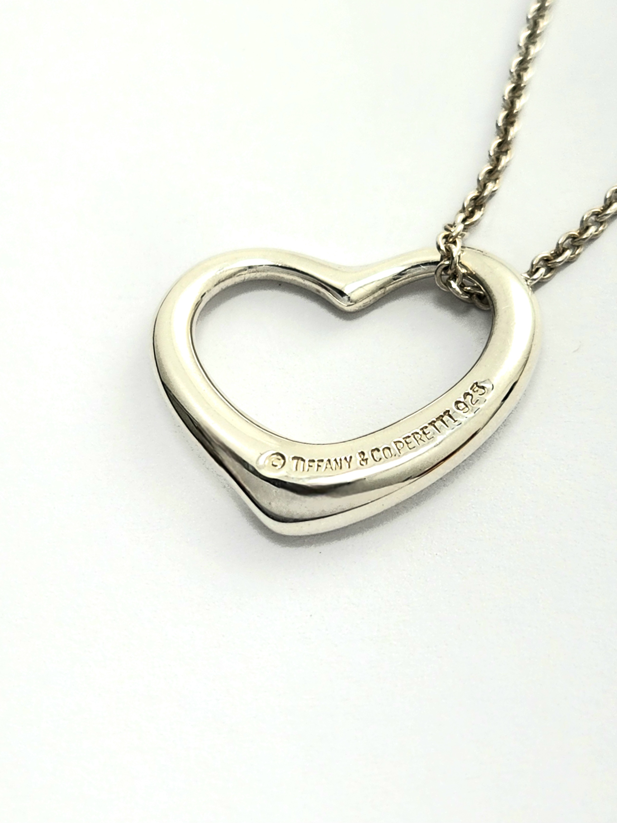 Tiffany & Co. ティファニー オープンハート ネックレス