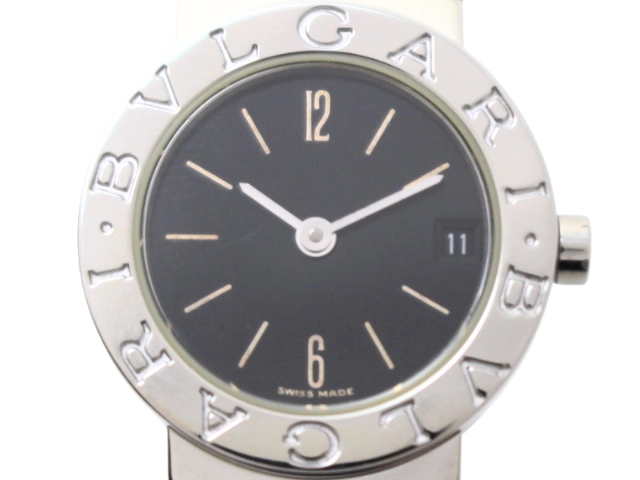 BVLGARI ブルガリ 腕時計 ブルガリ ブルガリ SS ブラック BB23SSD クォーツ レディース 2148103920578 【200】