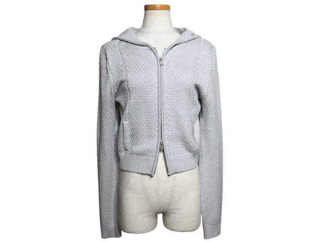 FOXEY フォクシー ツイストクロスジップカーディガン レディース42