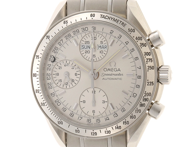 オメガ OMEGA スピードマスター トリプルカレンダー 3523.30 シルバー ステンレススチール SS 自動巻き メンズ 腕時計