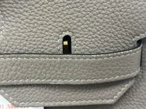 HERMES 　エルメス 　ハンドバッグ　バーキン35 　グリアスファルト・GP金具 　トゴ　C刻印・2018年頃製造【472】HA