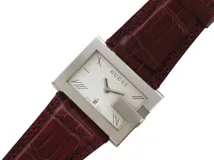 GUCCI グッチ 腕時計 Gレクタングル SS/革 シルバー 100M クォーツ