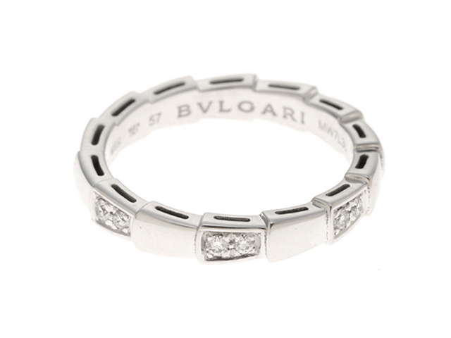 BVLGARI ブルガリ セルペンティヴァイパーリング 指輪 K18ＷG ホワイト