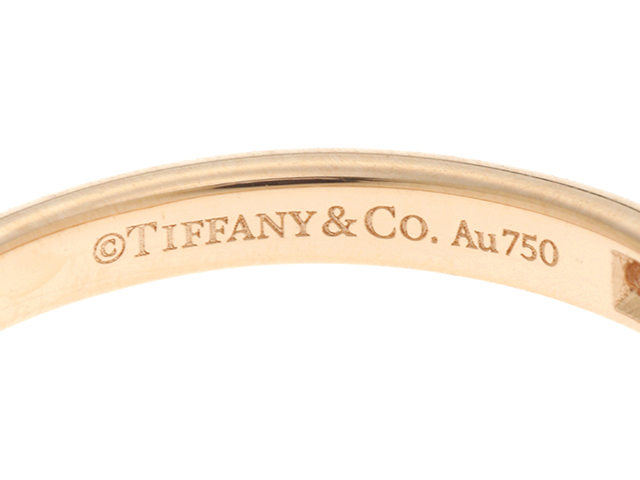 TIFFANY＆CO ティファニー ソレストVリング 指輪 ピンクゴールド