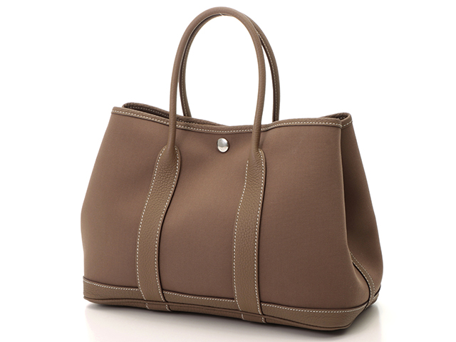 Hermes エルメス ハンドバッグ ガーデンパーティTPM エトゥープ