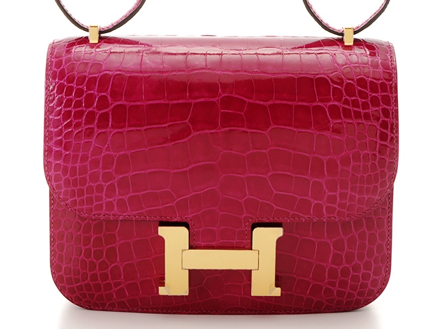 エルメス HERMES コンスタンスミニ ローズシェヘラザード/GP金具 D刻印