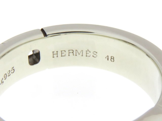 HERMES エルメス ニューヘラクレス リング 指輪 シルバー 48号 【474