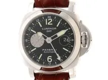 PANERAI パネライ ルミノール GMT メンズ腕時計 PAM00088 SS/革 ブラック文字盤 自動巻き オートマチック【431】  の購入なら「質」の大黒屋（公式）