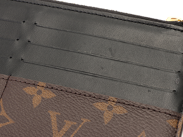 LOUIS VUITTON ルイ・ヴィトン スリムパース モノグラム ノワール【430 