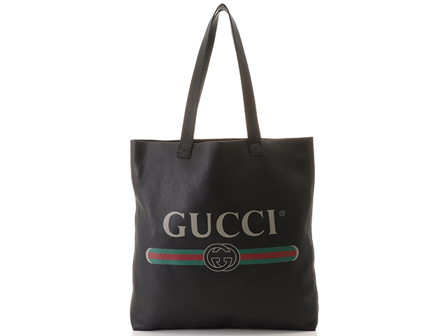 GUCCI グッチ バッグ ヴィンテージ ロゴ プリント トートバッグ