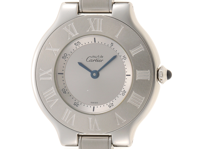 カルティエ Cartier マスト21 ヴァンティアン W10109T2 レディース 腕時計 シルバー 文字盤 クォーツ ウォッチ Must21 VLP 90205167
