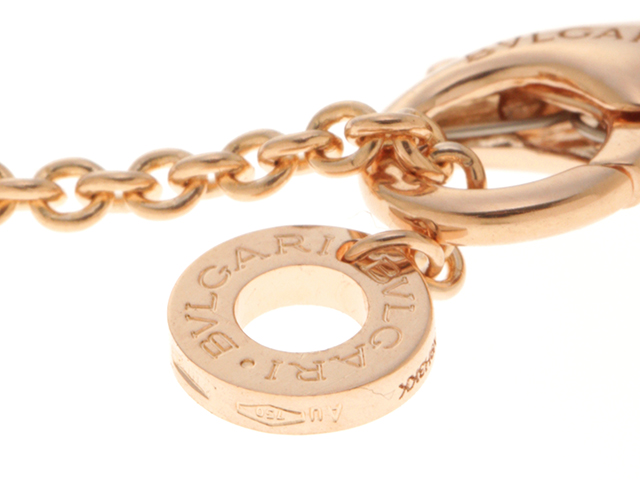 BVLGARI ブルガリ ブルガリブルガリネックレス K18ピンク