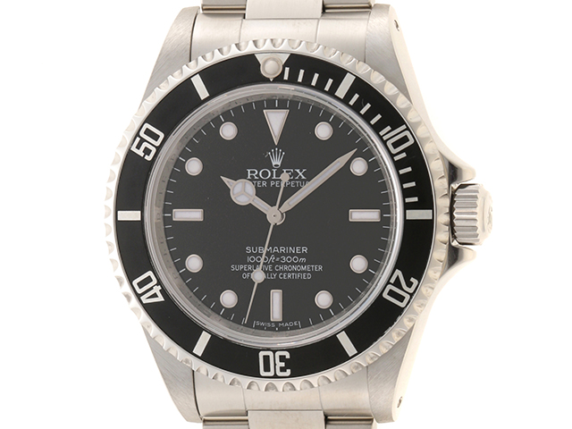 ロレックス ROLEX サブマリーナ ノンデイト 14060 T番 メンズ 腕時計 ブラック 文字盤 オートマ 自動巻き ウォッチ Submariner VLP 90174081