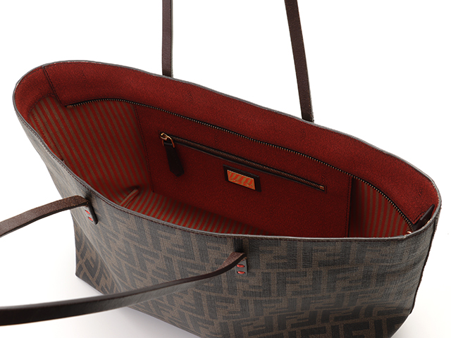 FENDI フェンディ バッグ ズッカ柄トートバッグ 8BH198 PVC