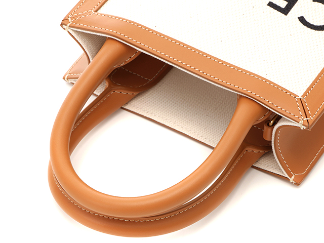 CELINE セリーヌ ミニバーティカルカバ カーフ 193302BNZ.02NT ベージュ【430】2120000215353