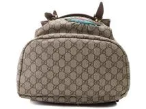 ネット限定】 GUCCI グッチ アレッサンドロ・ミケーレ クーリエソフトGGスプリームバックパック 473869 PVC レザー ベージュ パッチ  【888】 バーコード(半角) の購入なら「質」の大黒屋（公式）