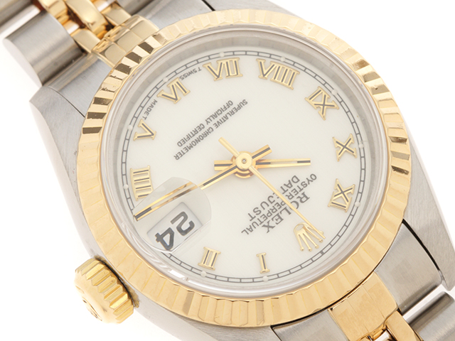 ロレックスデイドジャスト69173 ギャランティ ロレックス ROLEX デイトジャスト 腕時計 ステンレススチール