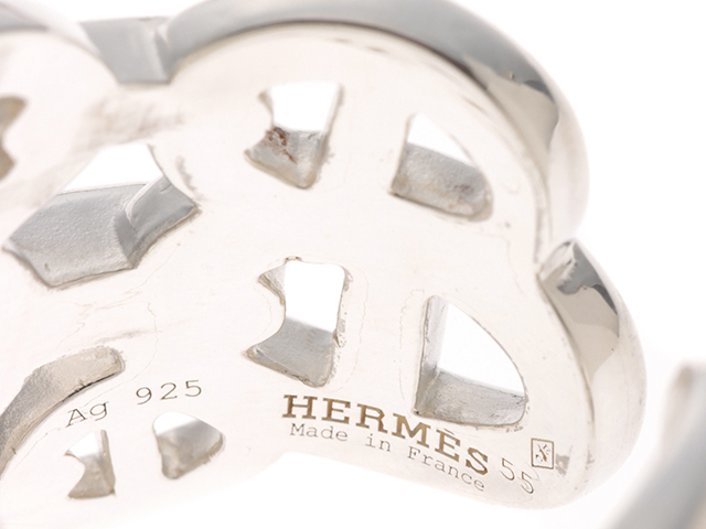 HERMES エルメス シェーヌダンクルアンシェネリング SV シルバー