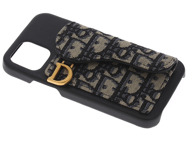 Dior ディオール SADDLE IPHONE12&12PROケース オブリークジャガード