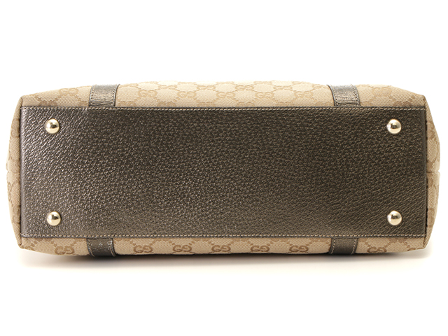 GUCCI グッチ GG トートバッグ 141470 キャンバス／レザー