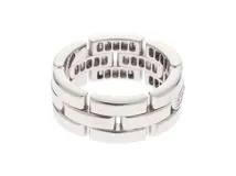 Cartier　カルティエ マイヨンパンテール　リング　指輪　35Pダイヤモンド   K18ホワイトゴールド   12.8g　 53号　【460】2120000221323