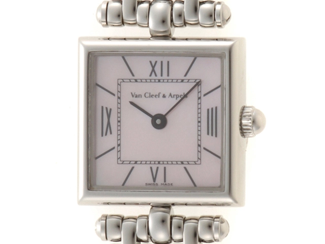 ヴァンクリーフ＆アーペル クラシック 腕時計 時計 ステンレススチール 536942 クオーツ レディース 1年保証 Van Cleef & Arpels  ヴァンクリーフ＆アーペル
