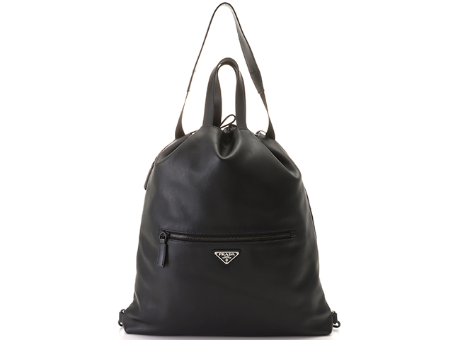 ネット限定】PRADA プラダ ナップサック 2VZ035 レザー/ナイロン