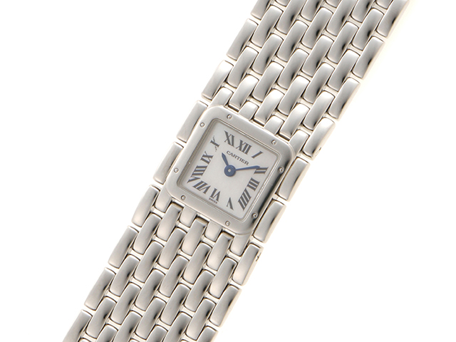 Cartier カルティエ 時計 リュバン W61001T9 ホワイトシェル ステンレススチール レディース クオーツ  （2120000223464）【200】