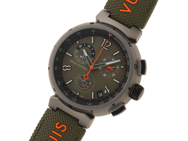 LOUIS VUITTON ルイ・ヴィトン ﾀﾝﾌﾞｰﾙ GMT QA154Z SS/ラバー