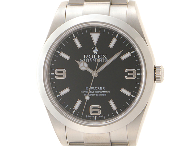 ランダム番2011年7月 ROLEX ロレックス ｴｸｽﾌﾟﾛｰﾗｰⅠ ブラック SS