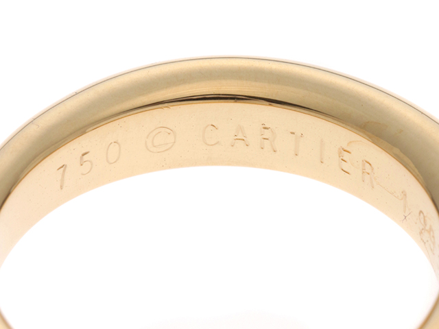 Cartier　カルティエ　エリプス リング　K18イエローゴールド　ダイヤモンド 0.25ct　約10.2g　 53号【430】2120000238994